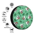 thumbnail image 5 of Gaeub Christmas French Bulldog 14-17in Tire Cover, Spare Tire Cover, for Camper Caravan, Trailer, Car, Truck, SUV, Jeep - 17 inch, 5 of 9