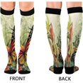 thumbnail image 2 of FREEAMG Beautiful Butterfly Compression Socks Women Men Knee High Stockings for Sports,Running,Travel 1Pair, 2 of 7