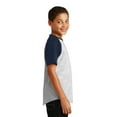 thumbnail image 3 of Sport-Tek YT201 Youth Short Sleeve Colorblock Raglan Jersey, 3 of 6