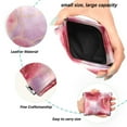 thumbnail image 2 of PU leather Coin Purses & Pouches Small Wallet Red Gold Rose Petals, 2 of 7