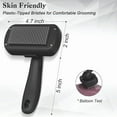 thumbnail image 4 of Self Cleaning Shedding Brush - Skin Friendly Grooming Tool for Dogs, Cats, and Puppies, Deshedding and Hair Removal for Long and Short Haired Pets, 4 of 7
