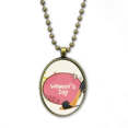 thumbnail image 1 of Hauts Talons Femmes Jour Motif Collier Chaîne Vintage Perle Pendentif Bijoux Collection, 1 of 3