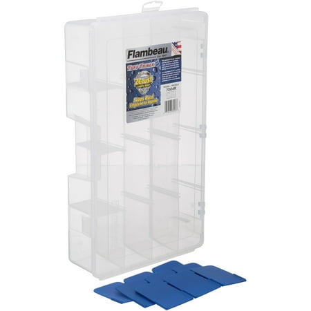 Flambeau 7004R 9 Dividers Zerust Tuff Trainers Storage Box