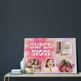 thumbnail image 2 of Custom Canvas Prints Pink Retro Mother's Day Personalized Photo Image Collage DIY Framed Kit Wall Art Picture Room Decor 16x20 inch, 2 of 6