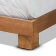 thumbnail image 6 of Baxton Studio Haines Contemporary/Modern Engineered Wood Back Support Platform Bed, King, Walnut Brown, 6 of 10