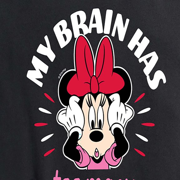 Mickey & Friends - My Brain Too Many Tabs - Women's Short Sleeve Graphic T-Shirt
