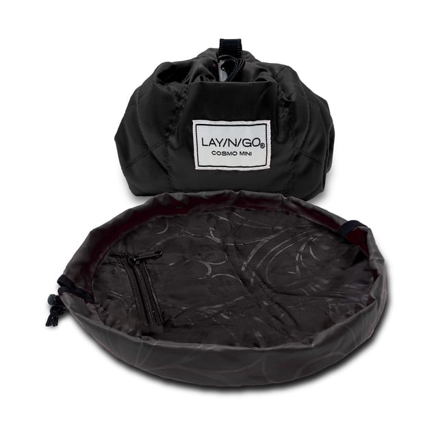 Organizador de bolsas de cosméticos y maquillaje Lay-n-Go Cosmo Small Black