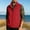 Red, variant on Mens Big & Tall Lightweight Full Zip Stand Collar Golf Vest, Multi Zipper Pockets Sleeveless Casual Outdoor Hiking Fishing Travel Waistcoat Jacket Size M-5XL Khaki