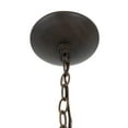 thumbnail image 4 of Yosemite Home Decor Alta Peak 3 Light Bowl Chandelier in Coffee/Acid Wash Glass, 4 of 8