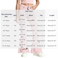 thumbnail image 3 of Spazoro Girls Flare Pants with Pockets, Flare Leg Star Print Button Closure Loose Fit Zip Up Casual Bell Bottom Trousers Pink Size 8-9, 3 of 9
