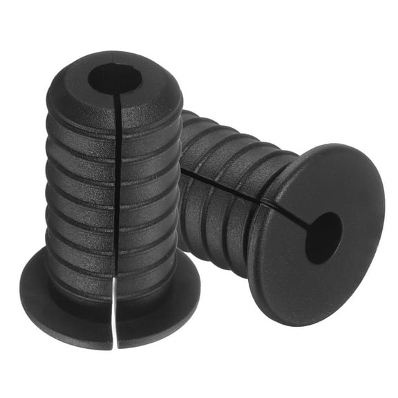 Wall Grommets for Cables 3/4", 2 Pcs Cable Routing Kit Silicone Hole Grommet Feed Through Bushing for Ethernet Accessories with 7mm Hole, Black