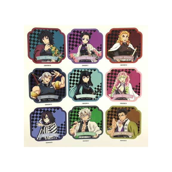 Demon Slayer Tv2 - Hashira #2 Die-Cut Sticker Set