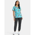 thumbnail image 4 of Peanuts Women's Scrub Top, Sizes S-3XL, 4 of 5