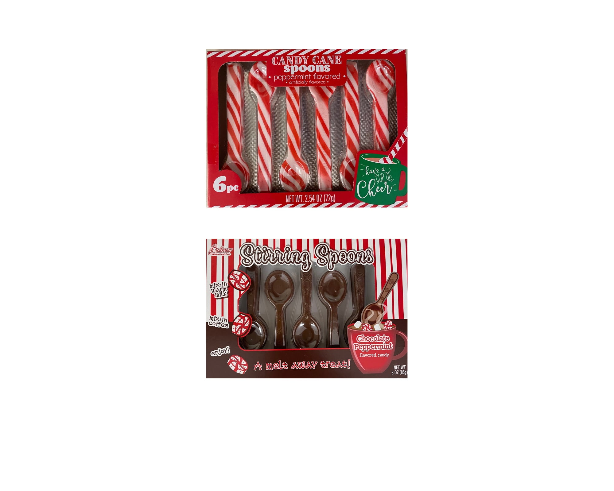 FSSTAM Holiday Bundle Candy Cane Peppermint Spoonsone 2.54oz pack and