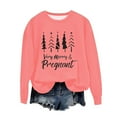 thumbnail image 2 of Amzcrzy Chandails pour Femmes Chandail de Noël Chandail de Noël pour Femmes Col Rond Imprimé Chandail Ample Manches Longues Chandails Sans Capuche Chandails pour Femmes Chandails et Chandails à Capuchon pour Femmes G, 2 of 4