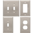 thumbnail image 4 of Franklin Brass Country Fair Double Switch Wall Plate in Satin Nickel, 4 of 11