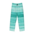 thumbnail image 6 of Daiia Teal Turquoise Men's Sleep Pant with Pockets and Drawstring,Pajama Pants-X-Large, 6 of 9