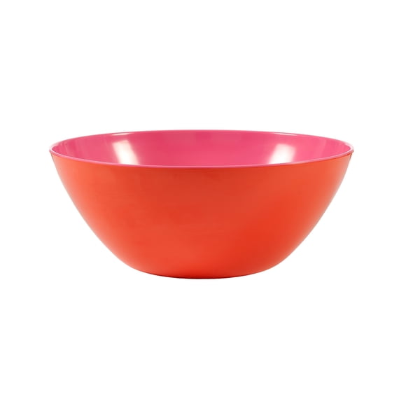 French Bull Cuenco para servir de 12,5" - Vajilla de melamina - Pasta para mezclar ensaladas (naranja/rosa dos tonos)