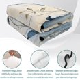 thumbnail image 4 of King Quilt Set 96''x106'', Tree Birds Lightweight Bedspread Coverlet Set with 2 Pillow Shams, Spring Forest Oil Painting Modern Animal Breathable All Season Quilt Bedding for Bedroom/Guest Room, 4 of 9