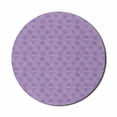 thumbnail image 1 of Floral Mouse Pad for Computers, Doodle Flower Silhouettes Rose Aster Daisy Petals Fragrance Meadow Art, Round Non-Slip Thick Rubber Modern Mousepad, 8" Round, Mauve and Pastel Pink, by Ambesonne, 1 of 2