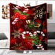 thumbnail image 2 of Manta de franela de felpa suave ultraligera para sofá, cama, sofá, los mejores regalos de oficina, Feliz Navidad, 2 of 4
