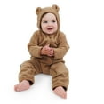 thumbnail image 2 of Jan & Jul Baby Boy Warm Fleece Bunting Suit (Soft Brown, 12-18 Months), 2 of 7