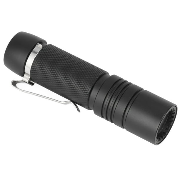 Mini Linterna Recargable, Linterna LED De Aleación De Aluminio Transparente 700LM Con Clip Para Caminar
