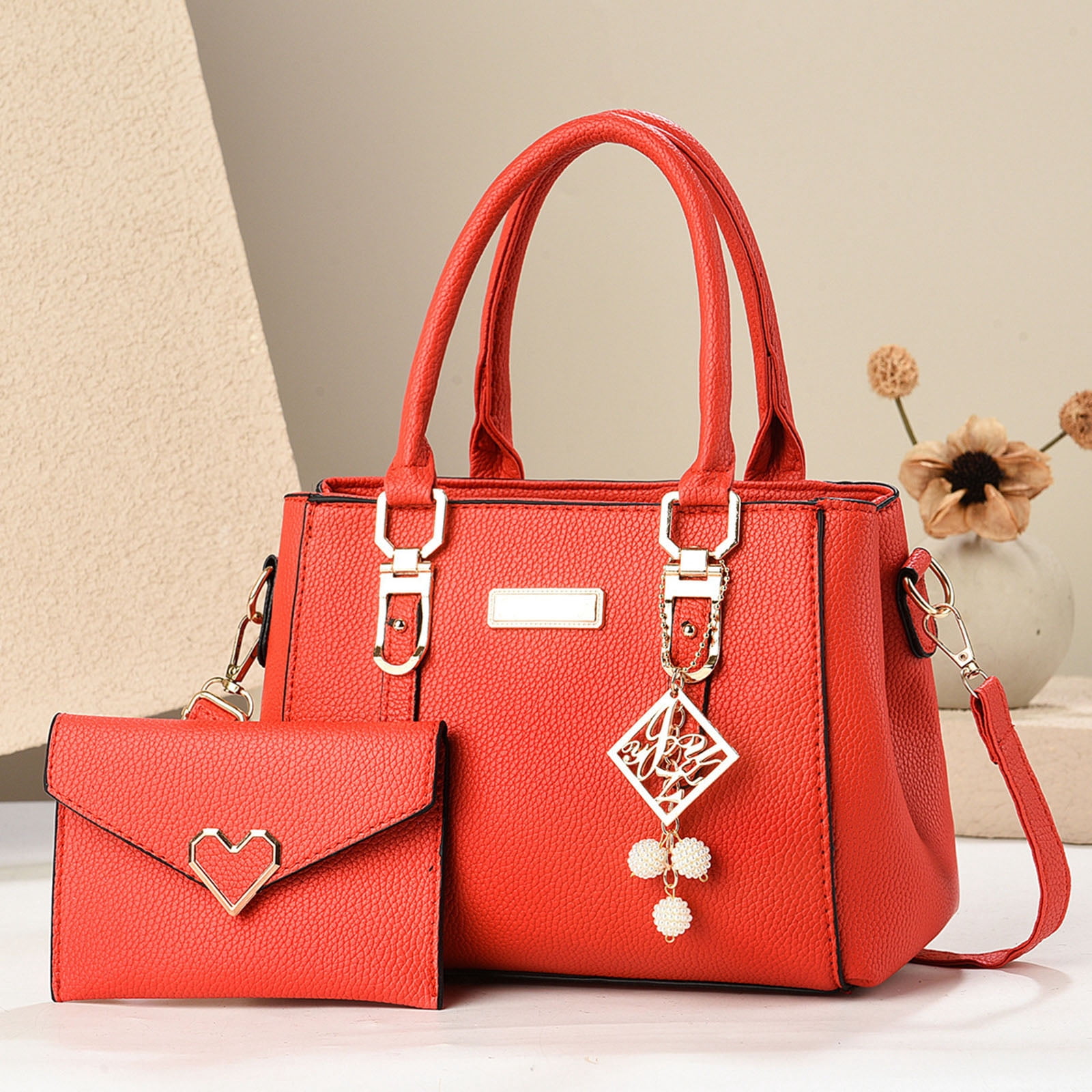 STYLAGO Women Handbags Set Top Handle Satchel Tote Shoulder Work Bag Ladies Purses with Wallet 2PCS