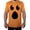 Ghost-Orange, variant on Halloween Shirts for Adults and Kids Vampire, Skull and Pumpkin Costume Shirts