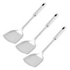 Unique Bargains Stainless Steel Cookware Kitchen Cooking Pancake Turner Spatula 3 Pcs
