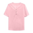 thumbnail image 6 of Cotton Linen T Shirts for Man Short Sleeve Lightweight Breathable V Neck Relaxed Fit Casual Tshirts Mens Tees, 6 of 6