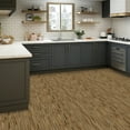 thumbnail image 4 of Peel and Stick Floor Tile, Wood Peel and Stick Flooring, Dark Brown, 4 of 7