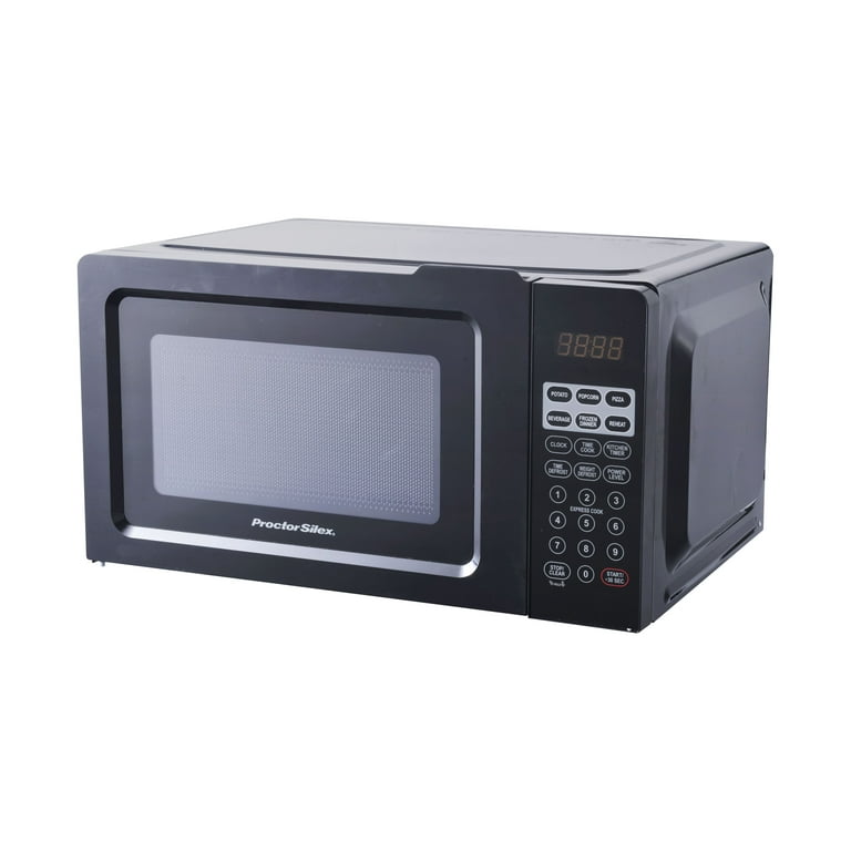 Proctor Silex 0.7 Cu ft Black Digital Microwave Oven - Walmart.com