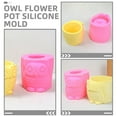 thumbnail image 4 of Molde de silicona para maceta de búho, molde de silicona para hormigón, arcilla, yeso, artesanía de resina para decoración del hogar, 4 of 4