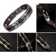 thumbnail image 2 of Men's therapy bracelet made of pure stainless steel, 22 cm, 2 of 5