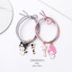 thumbnail image 3 of Kulomi Melody Pareja Pulsera Un Par De Bandas De Goma Pequeñas Para Novio Estuche De Cuero Pequeño Regalo De Cumpleaños Cabeza Cuerda Niña, 3 of 3