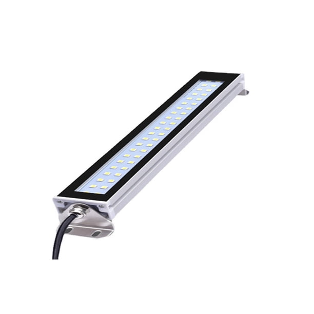 Wosthever Fresadora CNC luz de trabajo giratoria resistente al agua almacén de acero inoxidable lámpara de trabajo Industrial suministros de 440 mm