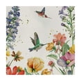 thumbnail image 4 of Awypu Flowers Birds Square Tablecloth 100% Polyester Fiber 46*46, 4 of 8