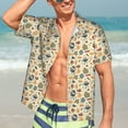 thumbnail image 5 of KLL Men's Hawaiian Shirt Short Sleeve Button Down Beach Shirts-Barbecue And Grill, 5 of 5