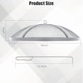 thumbnail image 3 of Yesurprise 18x18x5 Inch Stainless Steel Fire Pit Mesh Spark Screen with Guide Rod for Small Bonfires, 3 of 7
