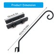 thumbnail image 3 of Deck Railing Plant Hanger Decorative Hook Bird Feeders Hanger Balcony Railing Hook Heavy Duty Fence Deck Hook Rails, 3 of 8