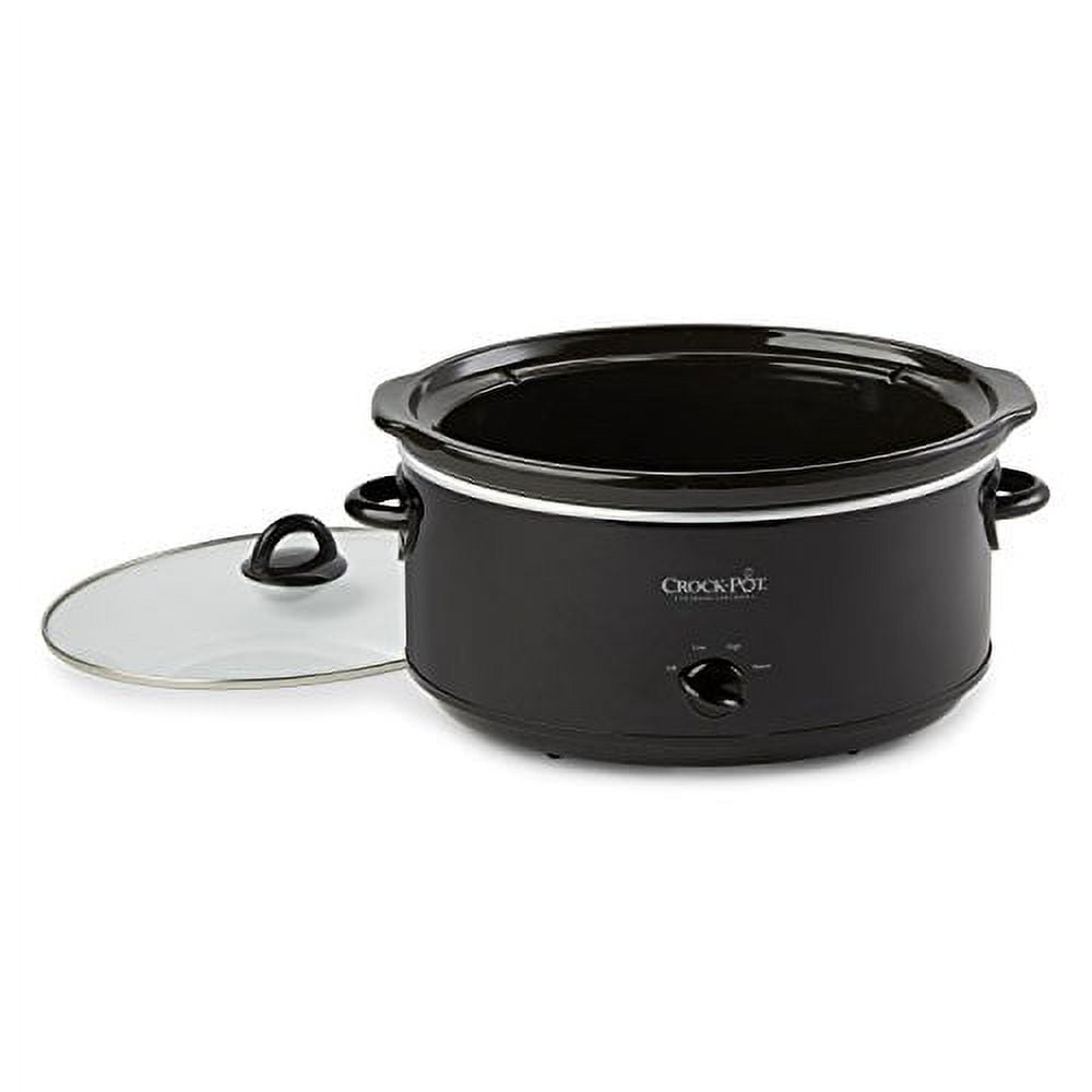 Crock-Pot 7-Quart Manual Slow Cooker, Black 