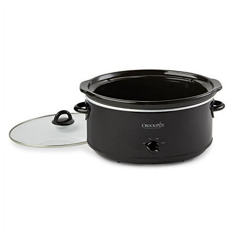 Crock-Pot SCV800-B - 8-Quart Oval Manual Slow Cooker - Black