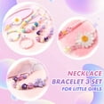 thumbnail image 2 of PinkSheep 6Pcs Kids Jewelry Set for Girls, Flower Beaded Necklace Bracelet Sets Dress Up Play Jewelries for Toddler Little Girl Dress up, 2 of 8