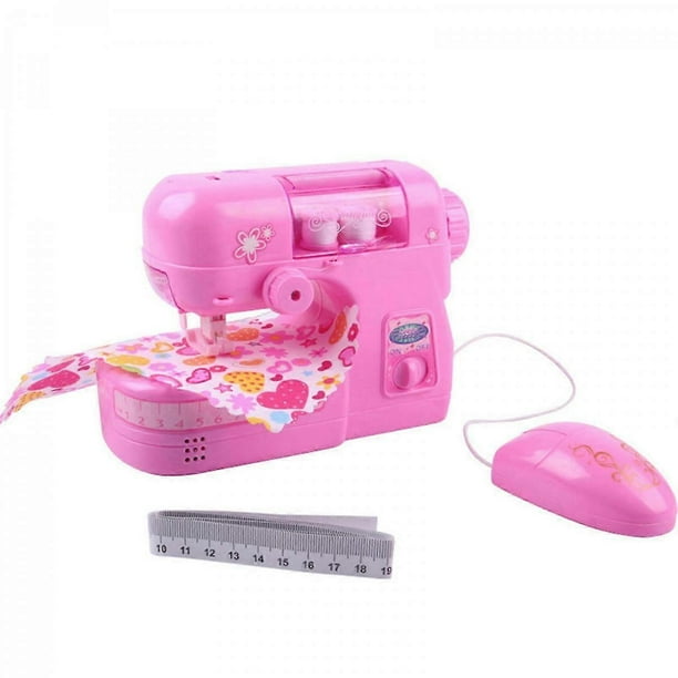 Sewing Machine for Kids 6 Aged and Up Educational Interesting Pretend Play Light-up Arts Crafts Kids Toy
