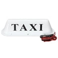 thumbnail image 2 of Base Magnética de Shell de La Lámpara de Del LED de La Del tejado Del Taxi Del Vehículo Del Coche blanco Yotijar Taxi Cab Roof Dome Sign Lamp, 2 of 10