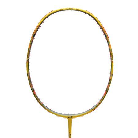 Hundred Flutter S Attk Carbon Fibre Unstrung Badminton Racket With Full Racket Cover For Intermediate Players | Colour ?Yellow & Black | Grip Size G6