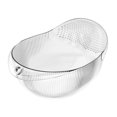 thumbnail image 3 of Cesta de drenaje multifuncional, escurridor de cuencos para frutas y verduras, cesta coladora para lavado de arroz para frutas, uvas Claro, 3 of 8