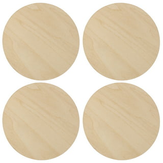 WOOD CIRCLES, 1 1/2 Diameter x 3/16, 1/4, 3/8, or 1/2 Thick