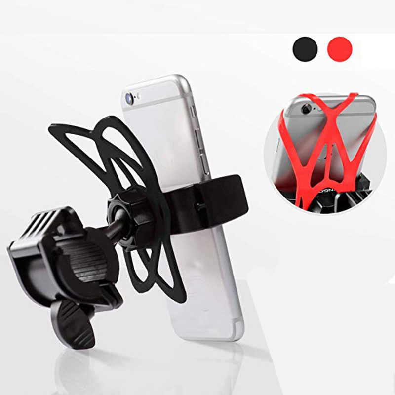 Universal Bicycle Bike Mount Handlebar Phone Holder Grip 360 Degree Rotating Grip Strap Phone Holder Rotatable Mascarry Red Walmart Com Walmart Com